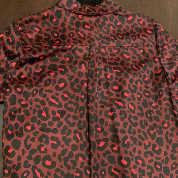 David Lerner Cheetah print blouse - Picture 6 of 6